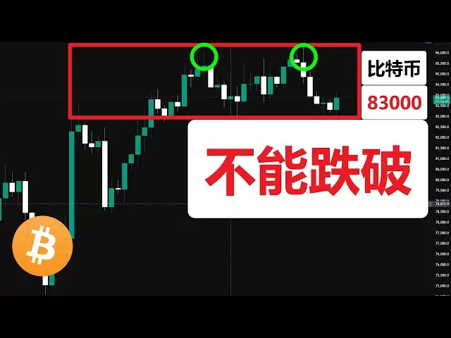 比特币北上关键区域！ 83000不能跌破 ！一旦跌破！前线南下做空#高頻交易 #以太坊 #bitcoin #比特币价格 #投資