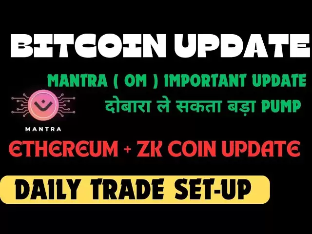 BITCOIN UPDATE TODAY || CRYPTO UPDATE TODAY || MANTRA COIN PRICE PREDICTION || ETHEREUM UPDATE