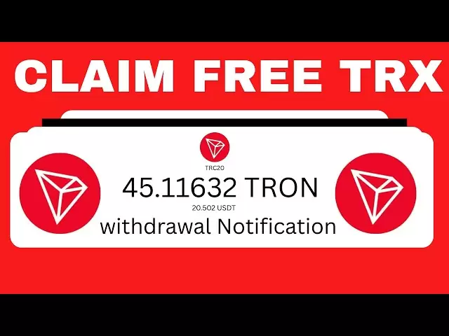 免費索取$ 45.11632TRX，每24小時/免費的TRON礦業網站，而無需投資2024