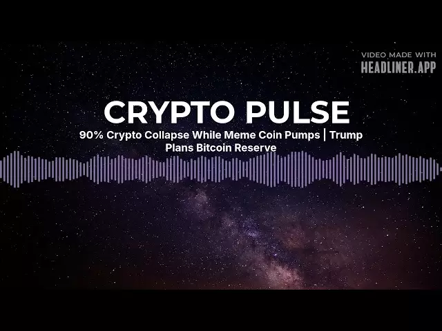 90% Krypto kollabieren, während Meme -Münzpumpen | Trump plant Bitcoin Reserve