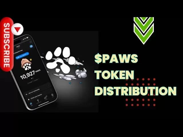 🔴$ paws代币分发完成 - 立即检查钱包