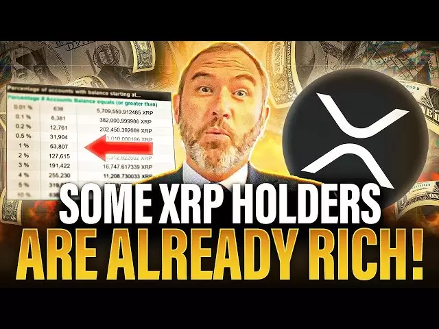 あなたが1％の一部である必要があるリップルXRPの量、あなたは数を推測することはありません