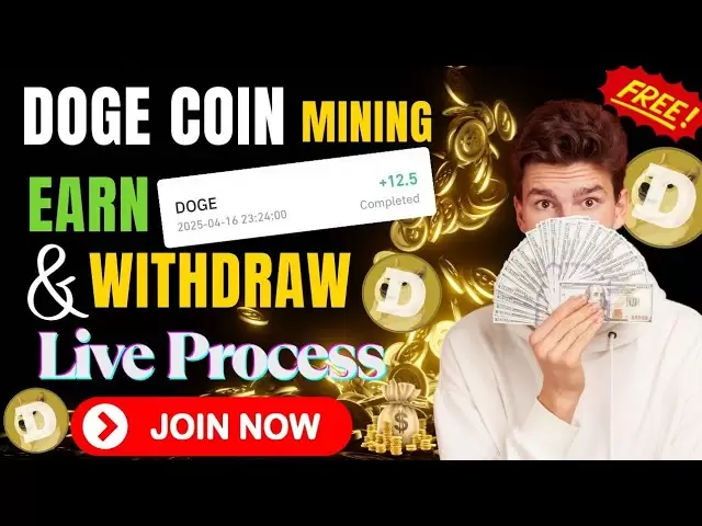DOGE MOIN Free Mining -Website verdient und zurückziehen 🤑 Schritt -für -Schritt -Handbuch || DogEcoin Mining