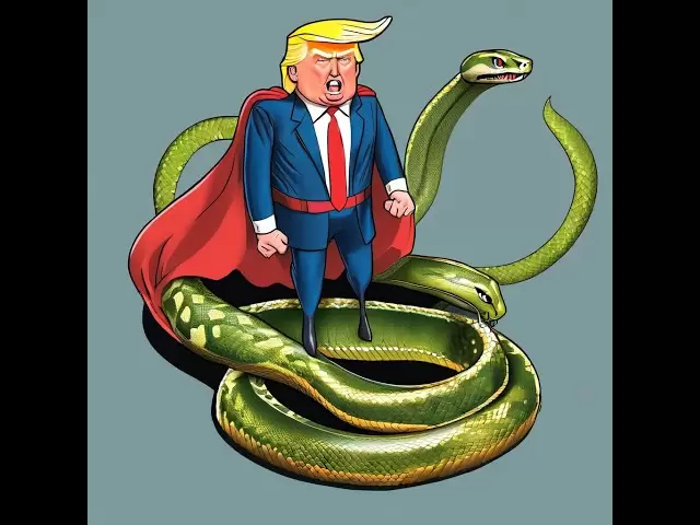 $ snakt sna-king trump試圖打破5 ！ ！ ！ Solana Meme硬幣共鳴！