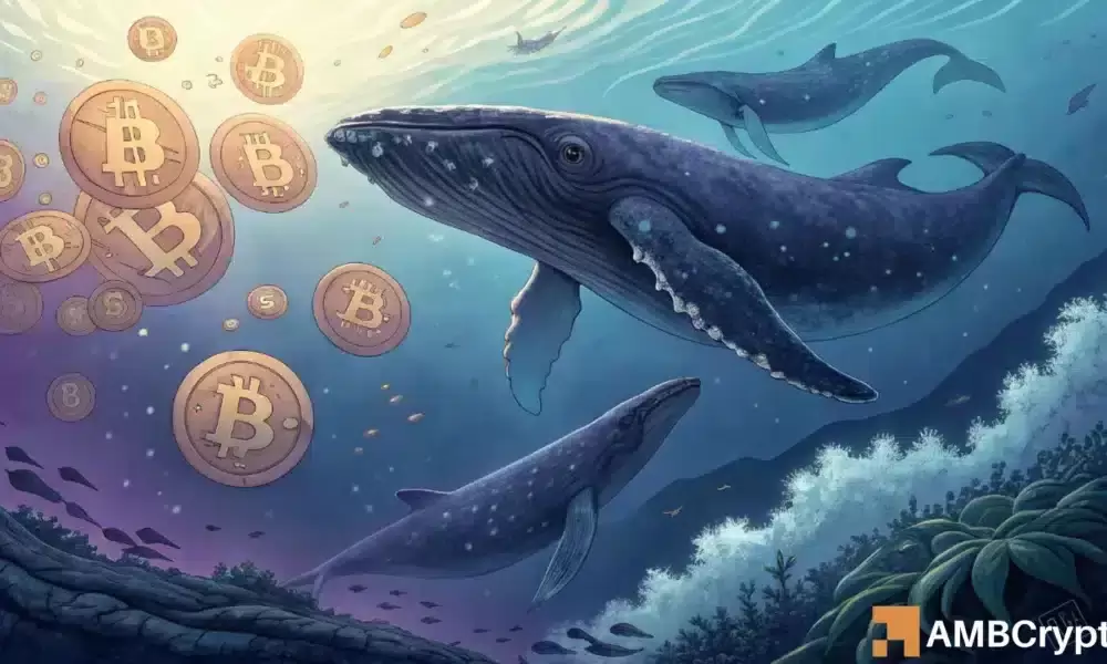 비트 코인 [BTC] 고래는 자산을 축적하여 잠재적 랠리의 단계를 설정했습니다.