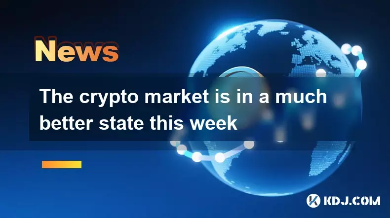 암호화 시장은 이번 주에 훨씬 더 나은 주에 있습니다. 암호화 시장은 이번 주에 훨씬 더 나은 주에 있습니다.