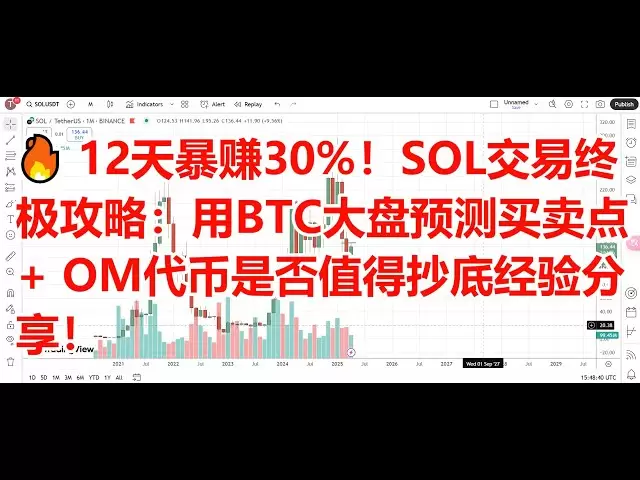 🔥 Machen Sie 30% Gewinn in 12 Tagen! Die ultimative Strategie für den SOL -Handel: Verwenden Sie den BTC -Markt, um Kauf- und Verkaufsstellen vorherzusagen + ob OM -Token es wert sind, Kauferfahrung zu teilen | Kurzfristiger Handel mit Kryptowährungen, Ei