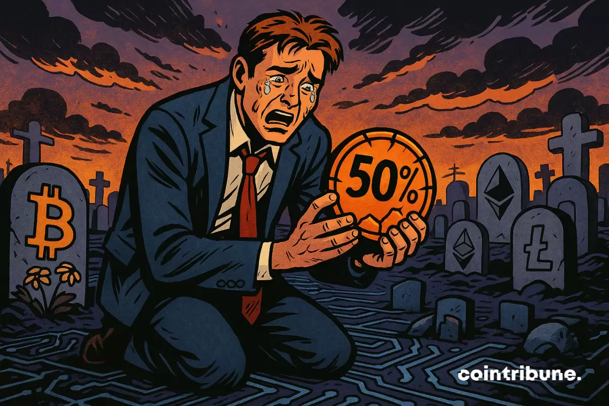 Die Krypto -Welt durchläuft eine beispiellose Krise, wobei mehr als die Hälfte der digitalen Token alle Aktivitäten eingestellt hat.
