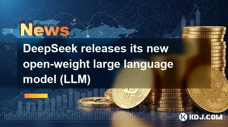 DeepSeek releases its new open-weight large language model (LLM) DeepSeek releases its new open-weight large language model (LLM)