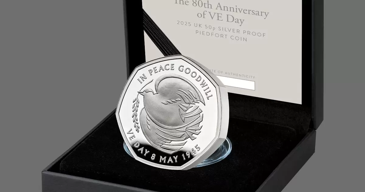 Royal MintはVE日のために特別な50pコインをリリースします - そして、それらは最大£1725の価値があります
