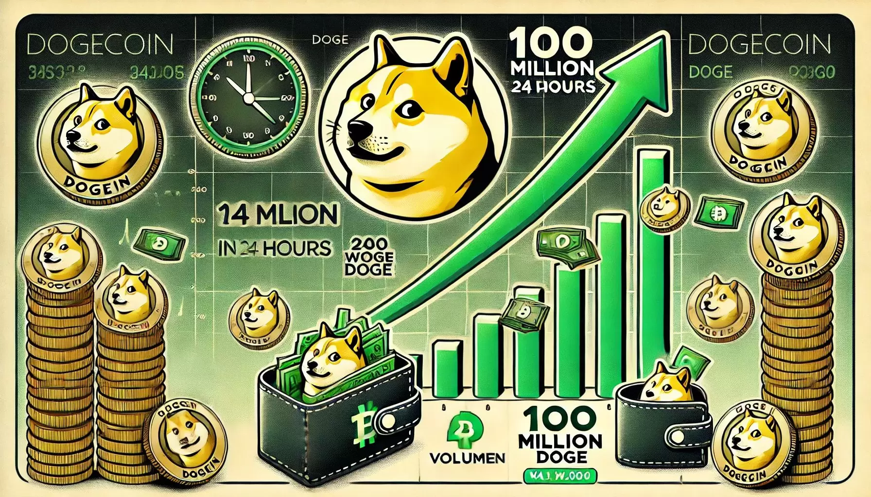 Dogecoin (Doge) 고래는 잠재적 인 브레이크 아웃을 앞두고 100m 동전을 축적합니다.