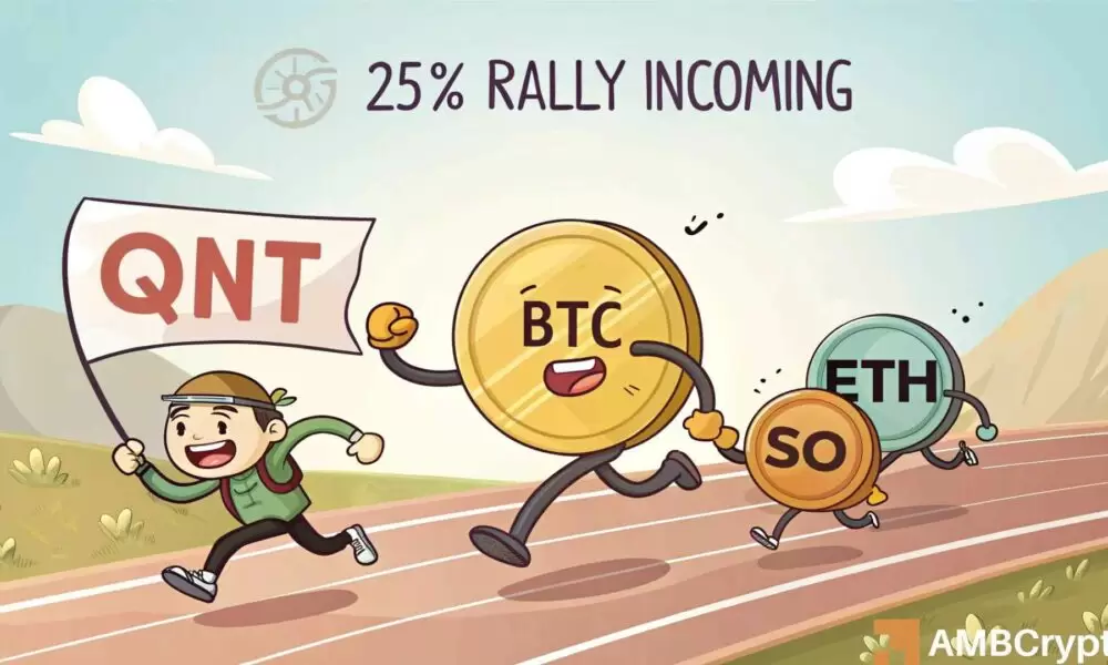 Quant [qnt] stiehlt Bitcoin [BTC], Ethereum [ETH] und Solana [Sol] ins Rampenlicht.