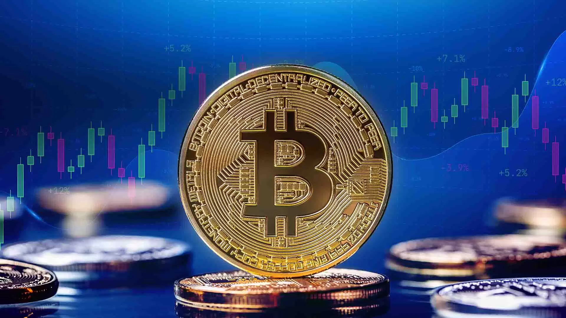 在過去的24小時內，比特幣（BTC）價格上漲了1％