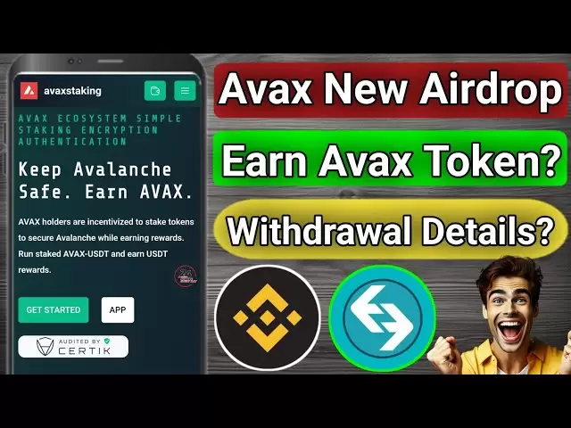 Avalanche New Telegram Airdrop 2025 Review | Avalanche Airdrop Gagnez le processus de jeton AVAX