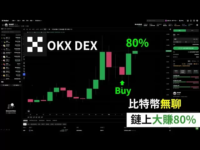 비트 코인은 지루합니다! Surf Okx Web3는 하루에 80% 이익을 만듭니다! Okx Dex가 마침내 줄로 돌아 왔습니다! OKX 지갑은 독립 신입생입니다!