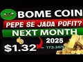 Bome硬幣價格預測2025 | Bome Crypto比Pepe硬幣更好？ |模因硬幣| Bome Crypto