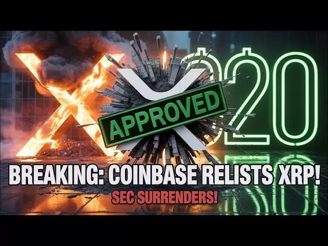 Coinbase hat gerade XRP wieder aufgenommen - 20 US -Dollar eingeholt? (SEC genehmigt Ripple)