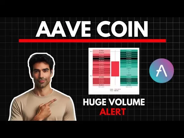 疯狂的AAVE硬币音量警报||本周的分析和价格预测。