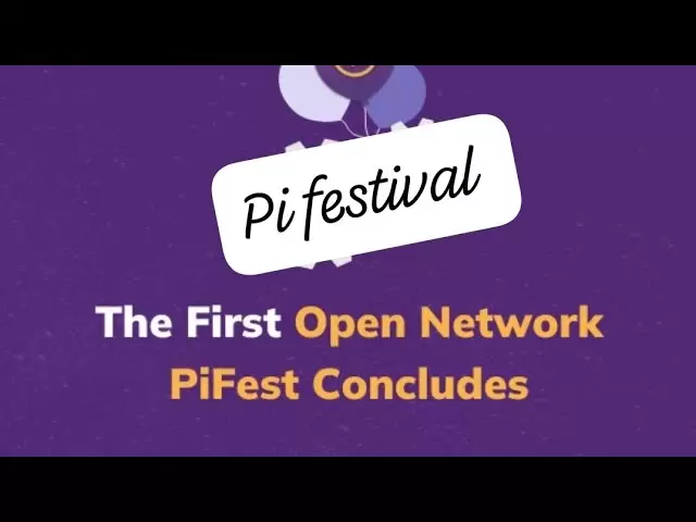 Pi Festival在開放式Mainnet之後首次開始| pi硬幣letest upadate #pinetwork #picoin #crypto