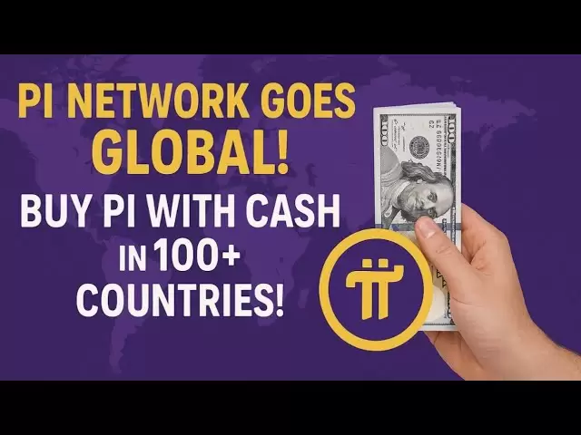 PIネットワークはグローバルになります！ 100か国以上で現金でPIを購入してください！