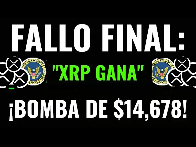 XRP與SEC獲勝！增加了14,678美元 - Ripple的偉大勝利！