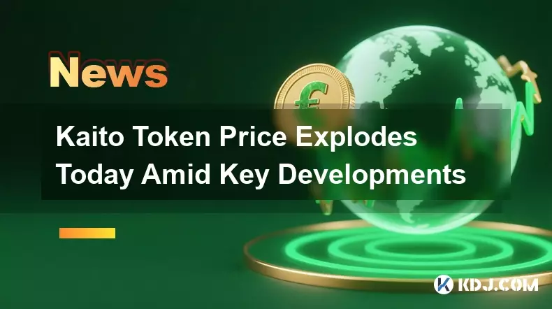 Kaito Token Price Explodes Today Amid Key Developments Kaito Token Price Explodes Today Amid Key Developments