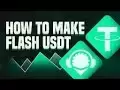 Flash USDT解释了！稳定硬币克隆的智能合同创建！通往TRC20的桥！ binance bybit