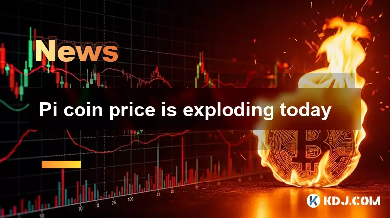 Pi coin price is exploding today Pi coin price is exploding today