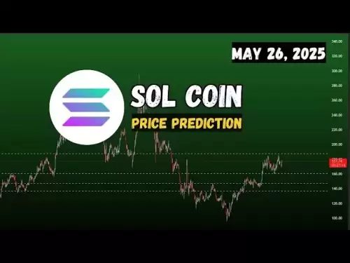 Prédiction de prix Solana aujourd'hui et acheter maintenant? Solana Sol Crypto 26 mai 2025