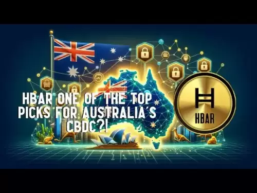 HBAR einer der Top -Tipps für Australiens CBDC?!