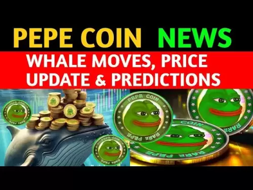 Pepe硬幣最新新聞2025 |鯨魚移動，價格更新和預測