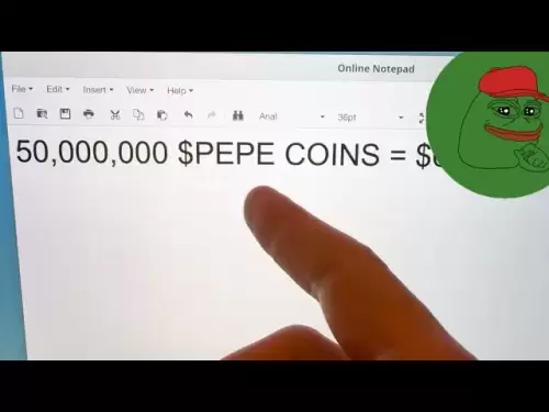 Was 50.000.000 Pepe -Münzen im Jahr 2025 wert sein werden… (verrückt reich!)