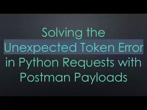 Pythonリクエストの予期しないトークンエラーを郵便配達員のペイロードで解決する