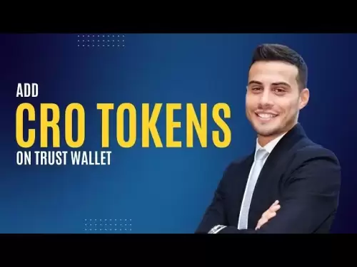 CRO 토큰을 몇 초 만에 지갑을 신뢰하십시오