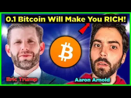 "0.1 Bitcoin va valoir une fortune absolue" Eric Trump & Don Jr Bitcoin Vegas 2025
