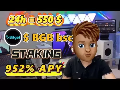 암호화 생존 가이드 : 952% APY와 함께 프로젝트의 스테이크 BGB BSC