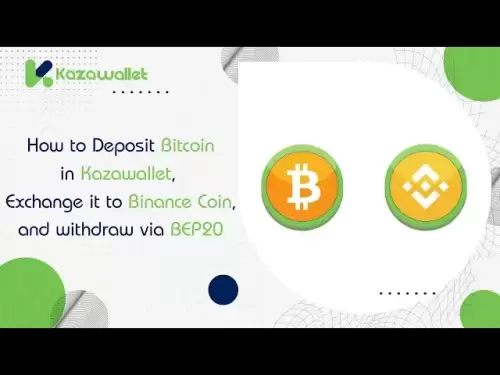 如何将比特币存入Kazawallet，将其兑换给二氧化硬币，然后通过BEP20撤回