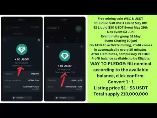 免费采矿硬币WSC和USDT S1液体$ 30 USDT活动5月8日S2液体$ 30 USDT活动5月29日NEX E