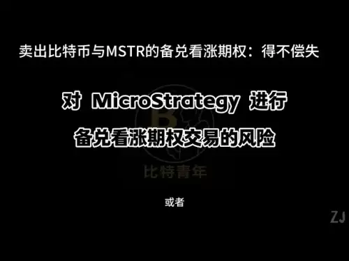 Selling Bitcoin and MSTR's covered call options: Getting less than losing