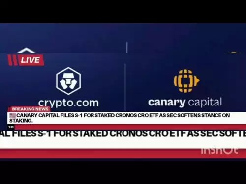 🇺🇸 Canary Capital files S-1 for staked Cronos CRO ETF as SEC softens stance on staking.