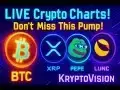 [ライブ] BTCポンプアラート！ 🚀+ XRP、Pepe、LUNC - リアルタイム価格チャート