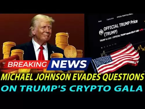 Michael Johnson Evades Questions on Trump's Crypto Gala