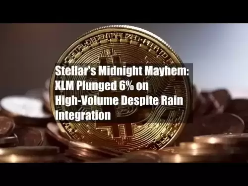 Stellar's Midnight Mayhem: XLM Plunged 6% on High-Volume Despite Rain Integration