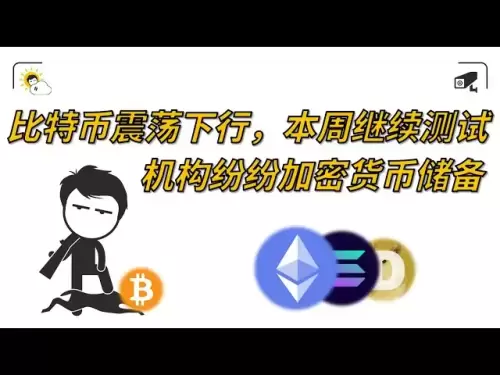 비트 코인은 이번 주 하향식으로 변동하고 계속 테스트했습니다. 기관은 cryptocurrency 준비금입니다 [차이 번호 384]