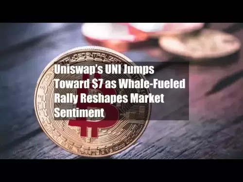Uniswap’s UNI Jumps Toward $7 as Whale-Fueled Rally Reshapes Market Sentiment