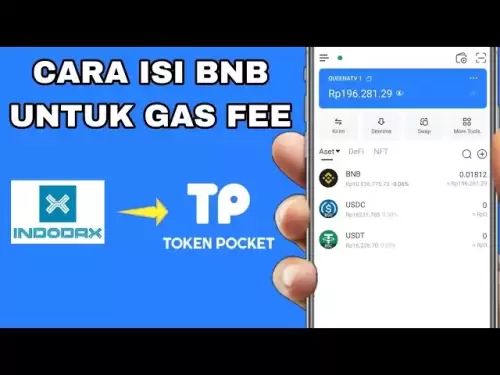 So füllen Sie BNB im Pocket -Token über Indodax für Gasgebühren