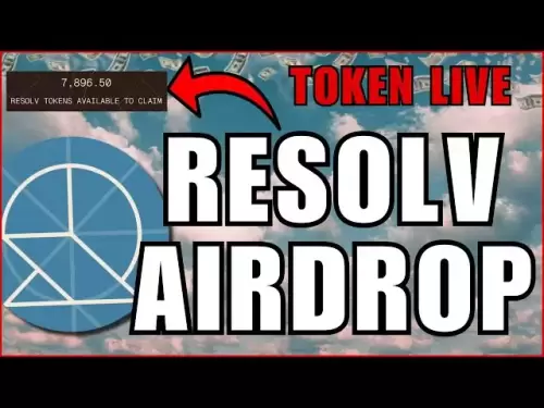 Resolv Airdrop Claim! Resolv Token Tradable!