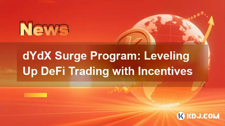 Programme de surtension DYDX: nivellement de la transmission avec des incitations avec des incitations Programme de surtension DYDX: nivellement de la transmission avec des incitations avec des incitations