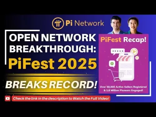 Pi Network Breaks Records：58K売り手は、ピフェスト2025年にPi Coinを受け入れます。