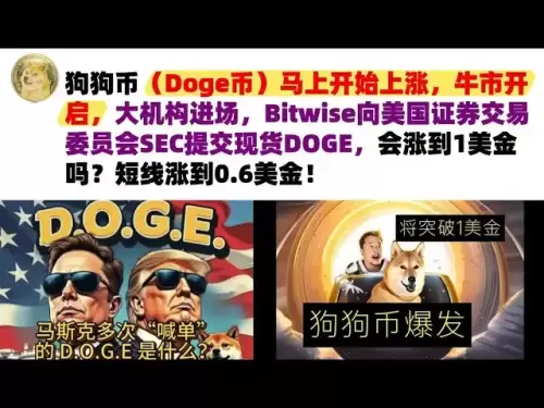 DogEcoin (Dogecoin) steigt bald zu steigen, der Bullenmarkt beginnt und große Institutionen treten in den Markt ein. Bitgewise leitet den SEC der US Securities and Exchange Commission Spot Doge vor. Wird es auf 1 US -Dollar steigen? Kurzfristiger Anstieg 